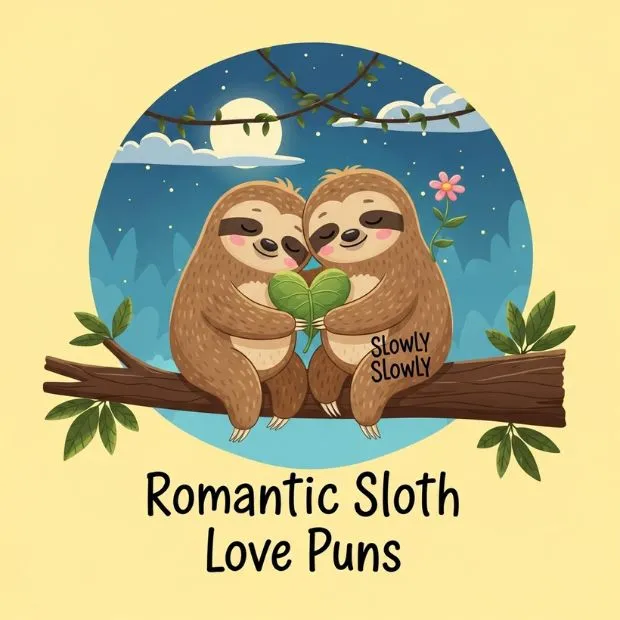 romantic-sloth-love-puns